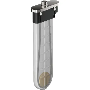 Vodovodní baterie Hansgrohe sBox, průchodka vytahovací sprchy s hadicí, pro montáž na okraj vany, oválná, chromová, HAN-28020000