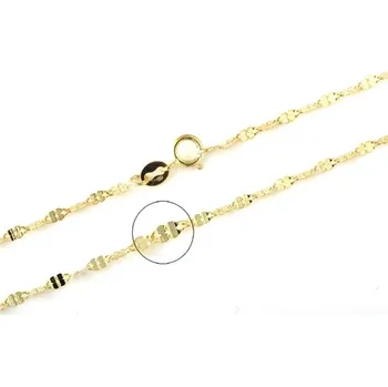 Řetízek Zlatý řetízek ZLR1087F 50 cm + DÁREK ZDARMA