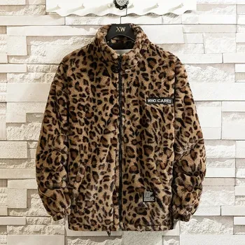 Dámský kožich Unisex leopardí kožich Velikost: M, Barva (Varianta): 02 Brown