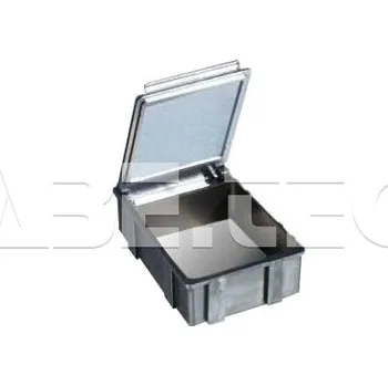 ESD Zásobník na součástky SNAPBOX 3, 40x56x20mm, transparentní víko, - 101000389