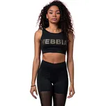 Dámský top Nebbia Intense Gold Mesh Mini Top 830 black M