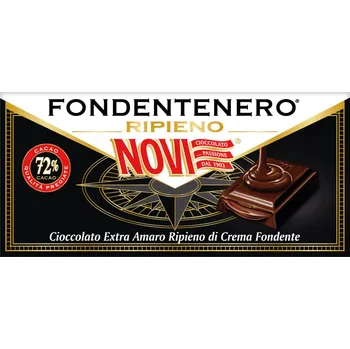 Čokoláda NOVI (Itálie) Novi Hořká plněná čokoláda 72% 105g