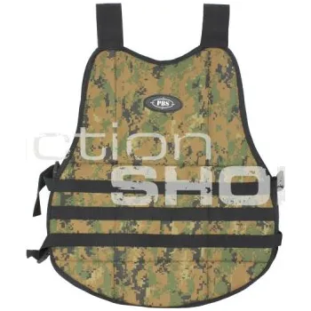 Chest Protector s molle - digital woodland + dárek zdarma