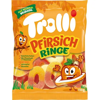 Bonbon Trolli Pfirsichringe 150g
