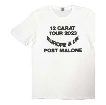 Pánské tričko Merch Post Malone: Post Malone Unisex T-shirt: Spotlight 2023 Tour (back Print & Ex-tour) (medium) M