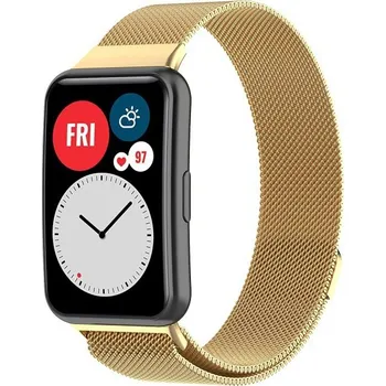 Příslušenství k chytrým hodinkám Kovový Pásek Na Huawei Watch Fit / Fit 2 Barva: Zlatá, Velikost: Fit