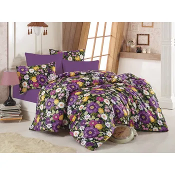 Povlečení Povlékáme.cz Botanical bavlněný satén 140 x 200, 70 x 90 cm zipový uzávěr