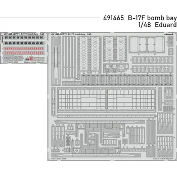 Plastikový model Eduard 1/48 B-17F bomb bay (EDUARD)