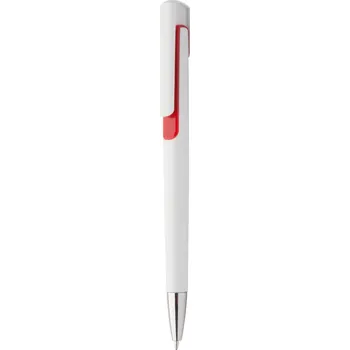 Rubri kuličkové pero - červená / bílá - AP741306-05