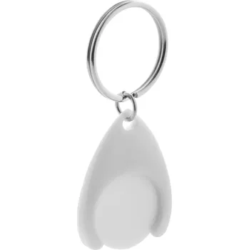 Nelly přívěšek na klíče se žetonem - bílá - AP800375-01