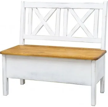 Lavice s úložným prostorem SIL 13 - K17 bílý vosk