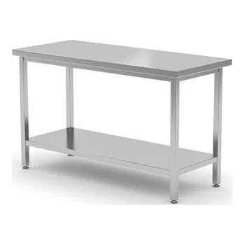 Dílenský stůl Středový stolek , s policí - šroubovací, HENDI, Kitchen Line, 1000x700x(v)850mm 810705H