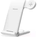 Nillkin PowerTrio 3v1 Bezdrátová Nabíječka pro Samsung Watch White