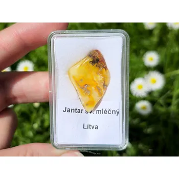 Přírodní kámen Jantar světle mléčný (Litva) 2,3g