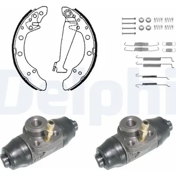 Brzdová čelist Sada brzdových čelistí DELPHI KP850