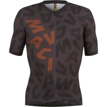 cyklistický dres MAVIC DOPLŇKY Pánský cyklistický dres Mavic Aksium - Graphic Bronze Carbone Velikost: M
