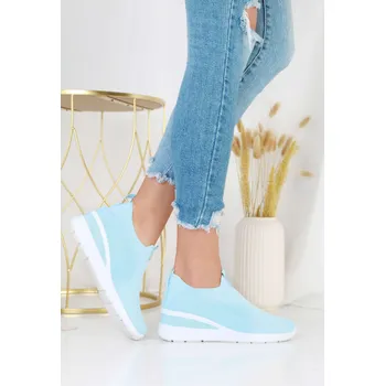 Dámské tenisky DoAndBe Ponožkové tenisky na klínku J588-3L.BL Velikost: 38