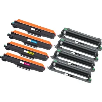 Počítačové příslušenství MULTIPACK BROTHER TN-247 CMYK + 4X VALEC DR-243 KOMPATIBILNÍ