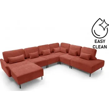 Sedací souprava Polohovací sedací souprava do U Adapto - PRAVÁ - výběr potahu - snadné čištění