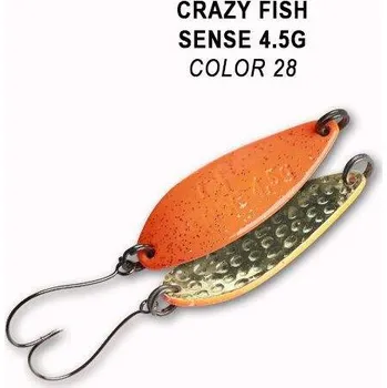 Umělá nástraha Plandavka Crazy Fish Sense 38mm 4,5g color 28