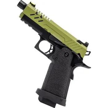 Airsoftová zbraň Vorsk Hi-Capa 3.8 Pro - Zelená