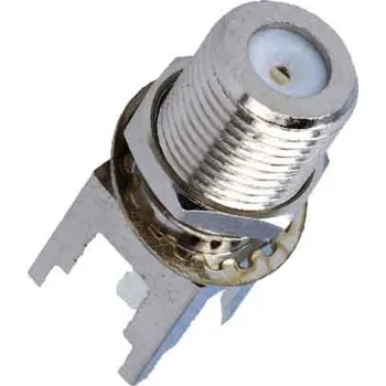 Elektrická zásuvka Konektor F zásuvka do DPS přímá