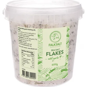 Koření Mořská vločková sůl česneková 600g Falksalt