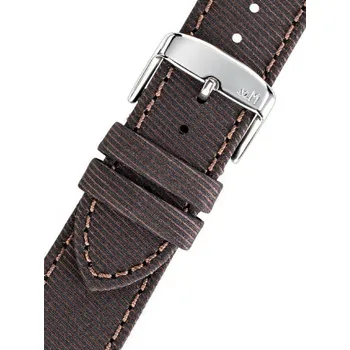 Řemínek na hodinky Textilní řemínek Morellato Corfu M 5390D12.032, hnědý, recyklovaný materiál