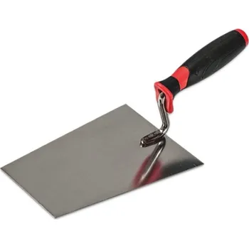 Zednické hladítko Lžíce nerez zednická 13x8 (5)cm, trapézová D3355