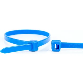 Stahovací páska Stahovací pásky 140 x 3,6 mm (balení 100 ks) modré