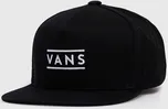 Bavlněná baseballová čepice Vans černá barva, s aplikací, VN000HSFBLK1