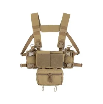 Taktický chestrig typu MK4 - Coyote Brown + dárek zdarma