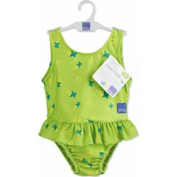 Kojenecké plavky BAMBINO MIO dívčí plavky NAPPY SWIMSUIT XL 12-15kg Lime Fish
