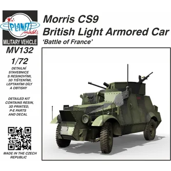 Plastikový model 1:72 Morris CS9 British Light Armored Car ‘Battle of France’