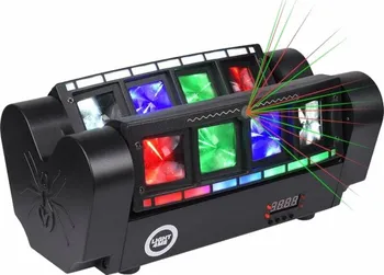 Světelný efekt Light4Me Multiefekt LED Spider Strobo Laser