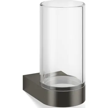 Decor Walther, Pohár na zubní kartáčky Century nástěnný tmavý matný kov - Formadore