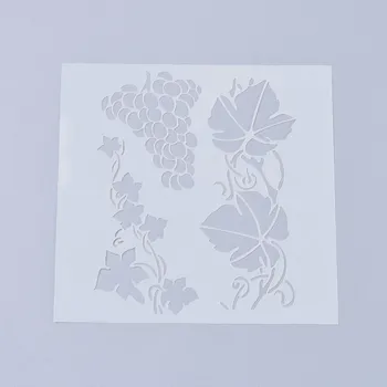 Plastová šablona, VINNÁ RÉVA, 13x13 cm, 1 kus