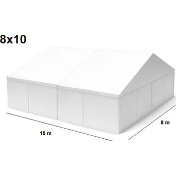 Zahradní stan TENTino Velkokapacitní párty stan 8x10 m Stav stanu: NOVÝ
