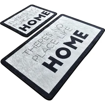 Koupelnová předložka Sada 2 kusů koupelnových předložek Like Home černá/bílá