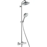 Hansgrohe Raindance S, sprchový set Showerpipe 240 s termostatem, 3 proudy, EcoSmart 9 l/min, chromová, HAN-27116000
