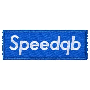 Nášivka SPEEDQB BOX LOGO NÁŠIVKA - MODRÁ