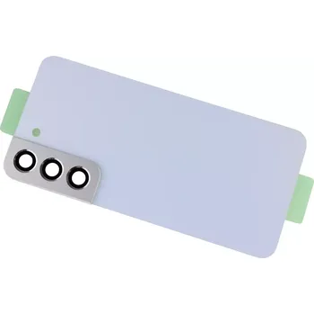 Náhradní kryt pro mobilní telefon Kryt baterie Samsung Galaxy S22 SM-S901 bez loga bílý + sklíčko kamery