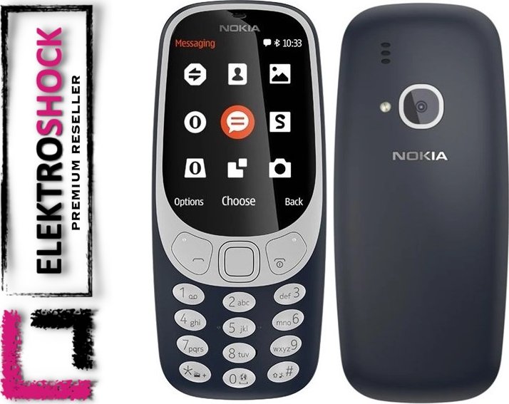 Nokia 3310 2017 Dual SIM Barva: Modrá
