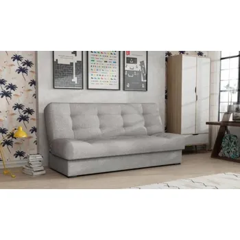 Pohovka Falco Rozkládací pohovka Impuls s úložným prostorem, světle šedá Nela 2