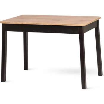 Jídelní stůl Stůl KONY Odstín: dub wotan-černá, Rozklad: S rozkladem + 35 cm