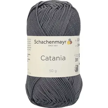 Příze Schachenmayr Catania 429 Antracitová (Bavlněná příze Catania 429 Anthrazit)