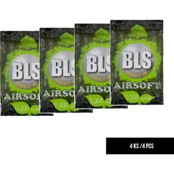 Airsoftová kulička BLS BIO kuličky Multipack, 4 x 0,30g + dárek zdarma