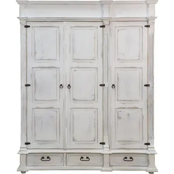 Šatní skříň Selská skříň z masivu SZY 08 II - K15 hnědá borovice