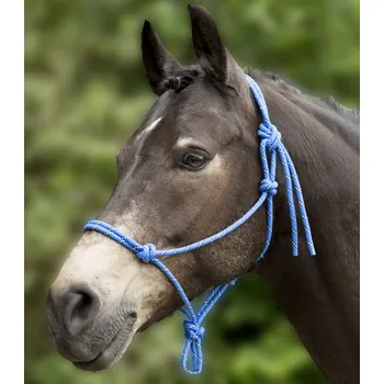 Provazová stájová ohlávka, Pony - Fialová