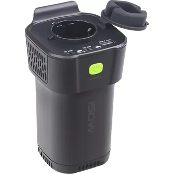 Měnič napětí Interiérový měnič napětí z 12/230V/USB 150W do držáku nápojů (35150USB)